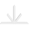 Ekena Millwork Saratoga Architectural Grade PVC Gable Bracket, 60"W x 40"H x 4"D x 4"F, 16/12 Pitch GBP060X40X0404SAR00 - alternate 5